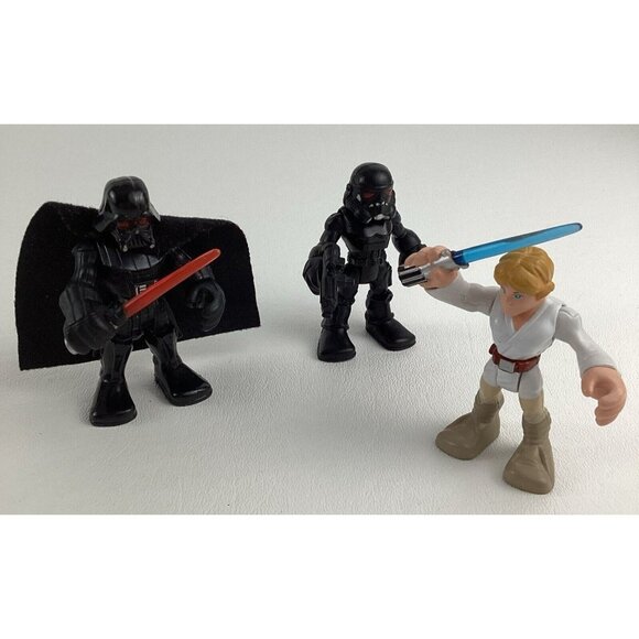 Playskool Other - Playskool Star Wars Galactic Heroes Action Figures Vader Skywalker Shadowtrooper